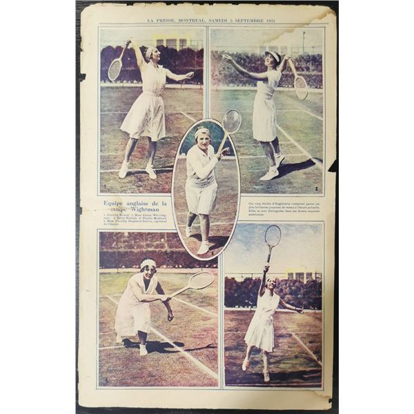 LA Press Montreal 1931 Dorothy Eileen Betty