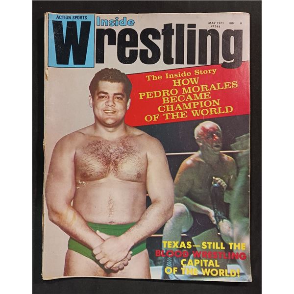 Inside Wrestling May 1971 Vintage Magazine