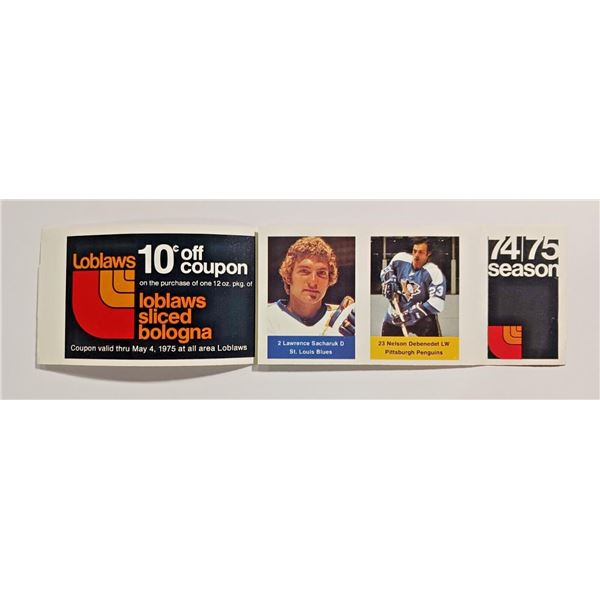 Bill Lochead Loblaws NHL 1974-75 Sticker Stamps