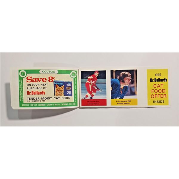 Ed Giacomin Darryl Sittler Loblaws NHL 74-75 Stamp