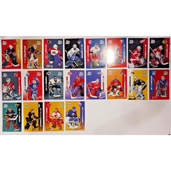 1994-95 Kraft Dinner Hockey Hand Cut Collector x20