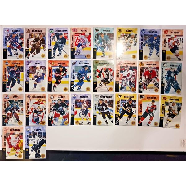 1996-97 Kraft Dinner Hockey Hand Cut Collector x26