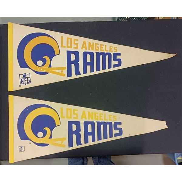 1960s Los Angeles Rams 2 Bar NFL 30" Pair