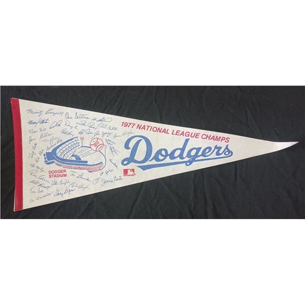 1977 Champs Dodgers MLB 30" Pennant