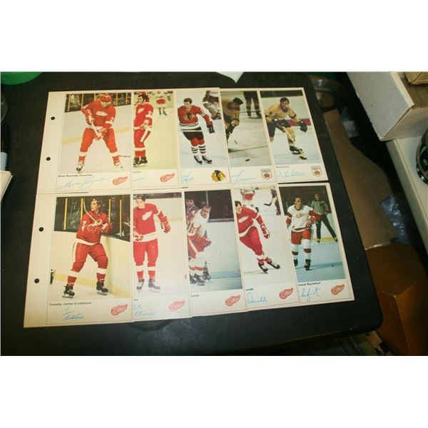 1972 Toronto Sun NHL Action Players Cards NrM x16