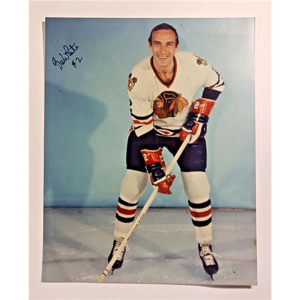 Bill White Blackhawks Hockey Signed 8" x 10" Photo