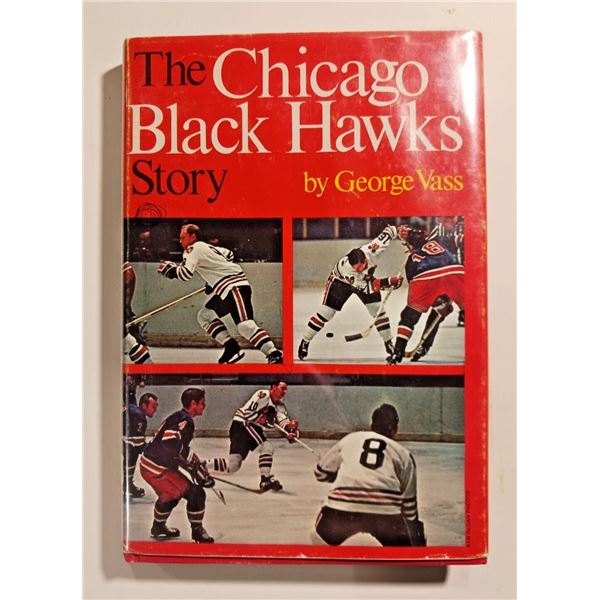 Black Hawks Signed Book Billy Reay Gerry Pinder