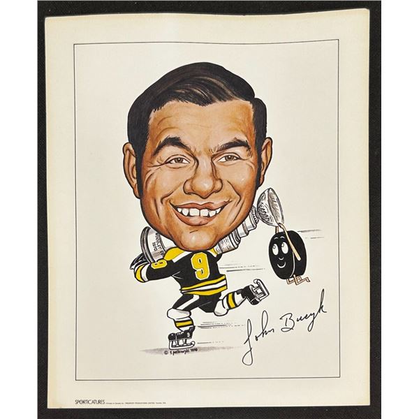 1970 Sporticatures Pelkowski of Johnny Bucyk