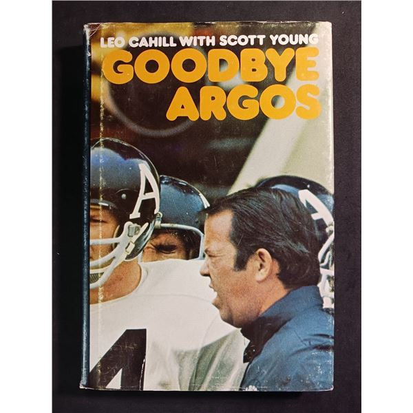 Goodbye Argos Book insert autograph Leo Cahill