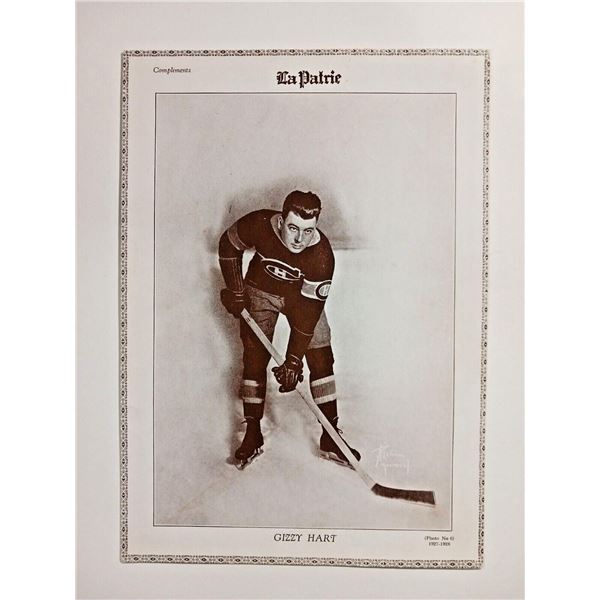 1927-28 La Patrie Gizzy Hart Hockey Photo No. 6