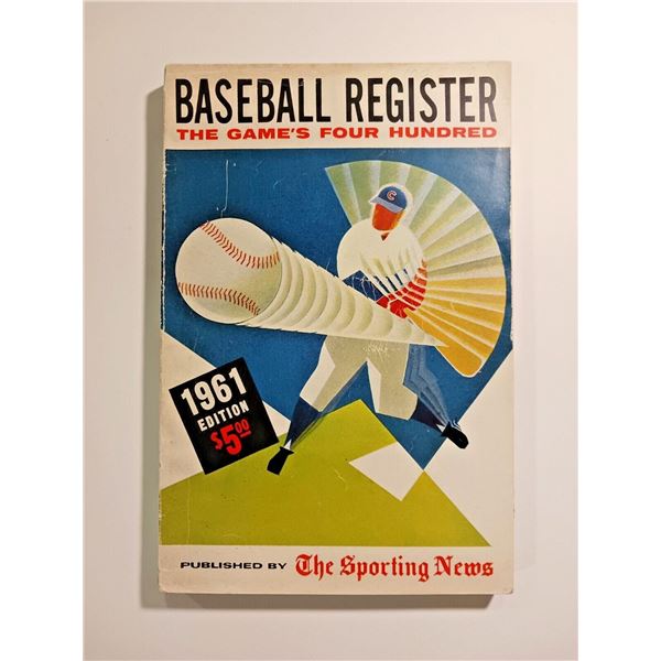 1961 Edition Baseball Register The Game's 400 Book