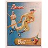 Image 1 : 1951 Boston Braves Brooklyn Dodgers Score Card