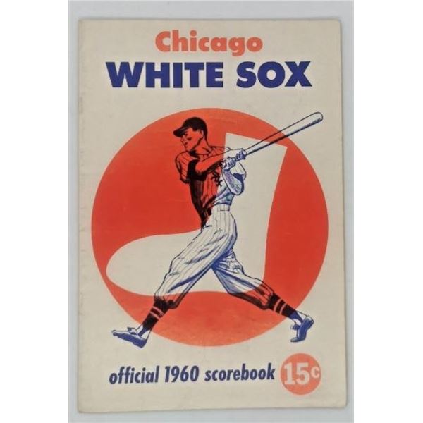 1960 Chicago White Sox Official Scorebook Program