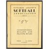 Image 1 : 1931 Ontario Softball Association Rule Book