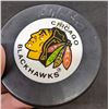 Image 2 : Chicago Blackhawks Hockey Puck Signed Bill White