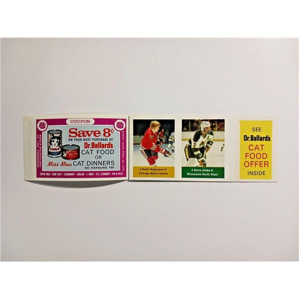B. Salming Loblaws NHL Action 74-75 Sticker Stamps