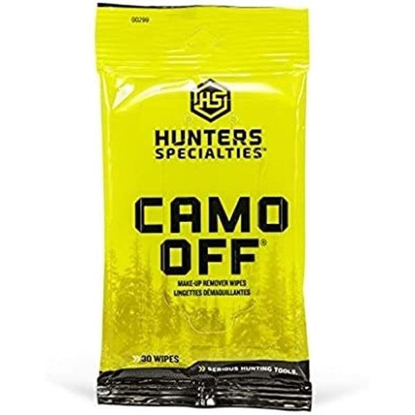 Hunter's Specialties Camo Off Make-Up Remover Wipes Sku 00299