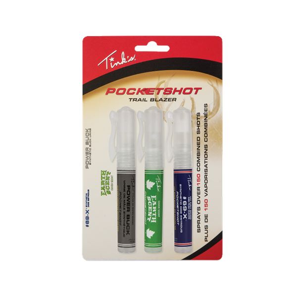 Tink's Pocket Shot Trailblazer (3-Pack) Sku W5223BL
