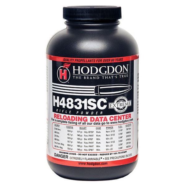Hodgdon H4831SC Short Cut Rifle Powder 1lb Sku H4831SC