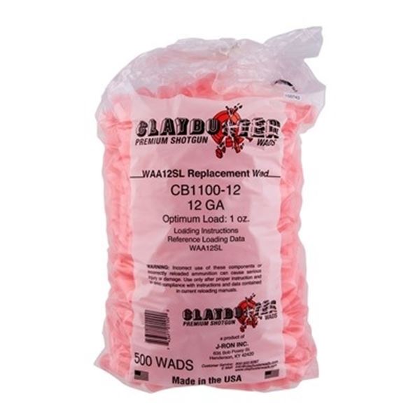 Claybuster Premium Shotgun Wads WAA12SL 12 GA (500 Wads) Sku CB1100X12