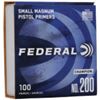 Image 1 : Federal Small Magnum Pistol Primers No. 200 (100 Count) Sku 200
