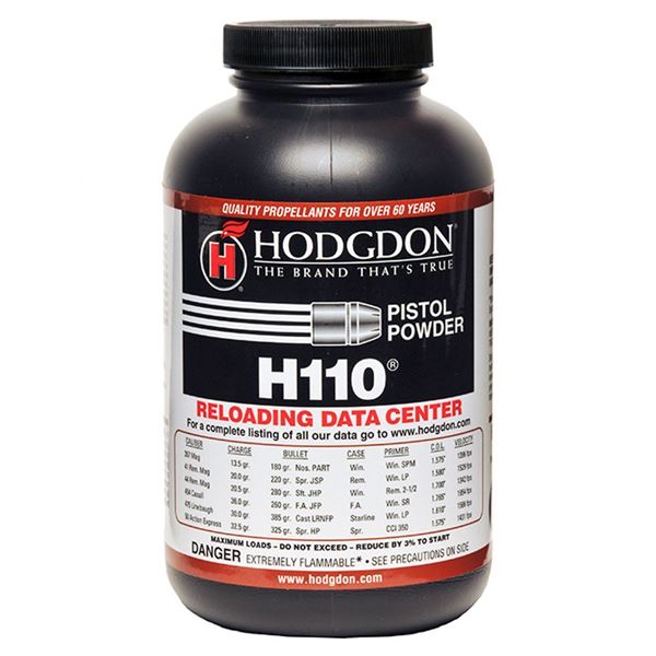 Hodgdon H110 Reloading Pistol Powder 1lb Sku HOD-H110