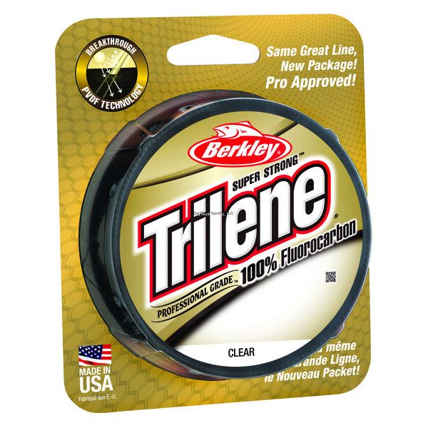 Berkley Trilene 100% Fluorocarbon Clear 6  lb Sku TLFFS6-15