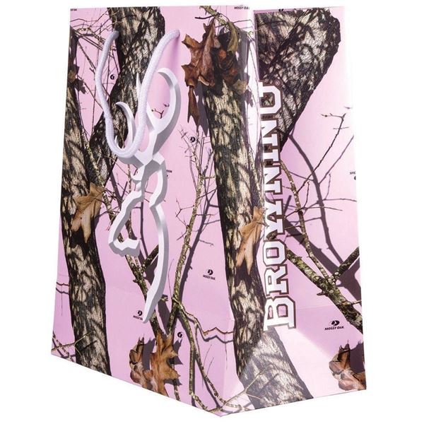 Browning Gift Bag Mossy Oak Break-Up Pink Sku BROW-BPA1036