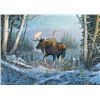 Image 1 : Imagimex Greeting Cards Moose in Woods Sku