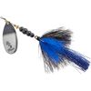 Image 1 : Mepps Bronze Slammer In-Line Spinner #5, 1/2oz Silver Black & Blue Sku BS5-SBKBL