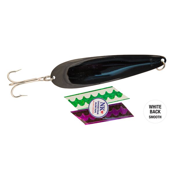 Northern King Lures Trolling Spoon Naked Black/White 2/5oz Sku 4DBWST