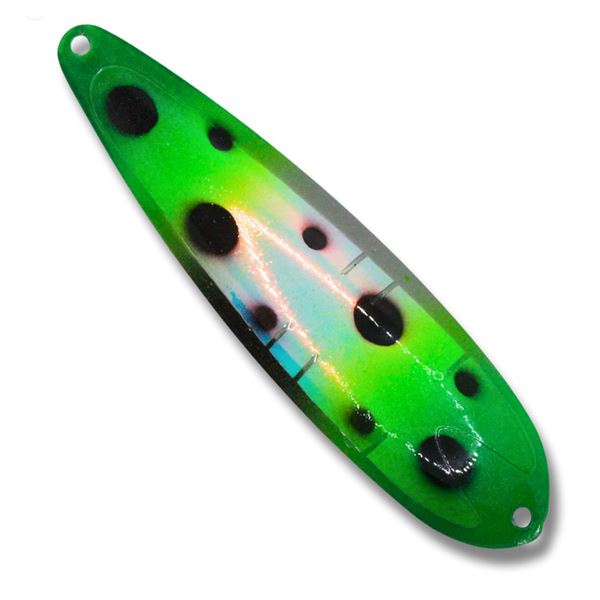 TNT Premium Lures Silver Back Spoons  Key lime Pie 4" Standard Sku PKE40236S