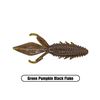 Image 1 : X Zone Lures Pro Series Adrenaline Bug  Green Pumpkin Black Flake 3.5" Sku 27310