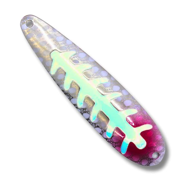 TNT Premium Lures Silver Back Spoons  Cottonmouth 4" Standard Sku PCO40078S
