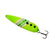 Image 1 : TNT Premium Lures Silver Back Spoons  Radioactive Frog 4" Standard Sku PTH40001S
