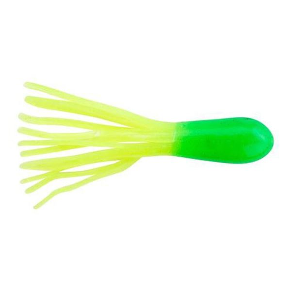 Johnson Crappie Buster Tubes Lime/Chartreuse Glow 1 3/4" Sku CBT1.3/4-LMCH