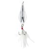 Image 1 : Lunkerhunt Spud Silver/White 2.25" 1/2oz Sku SH02