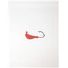 Image 1 : POW Casting Banana Jig Heads (6-Pack) Red 1/4oz Sku BJH1/4RD-CP6