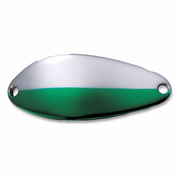 Acme Little Cleo Spoon Nickel/Neon Green Stripe 2.5" 3/4oz Sku C340/NNG