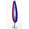 Image 1 : Great Lakes Spoons Silver/Trolling Series  Trans Red & Purple UV 3-7/8" Sku S40-R
