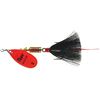 Image 1 : Mepps Aglia Dressed Spinner Fluorescent Red Size #3 (1/4oz) Sku B3DFR