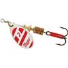 Image 1 : Mepps Aglia Spinner Red/White Size 2 (1/6oz) Sku B2RWS