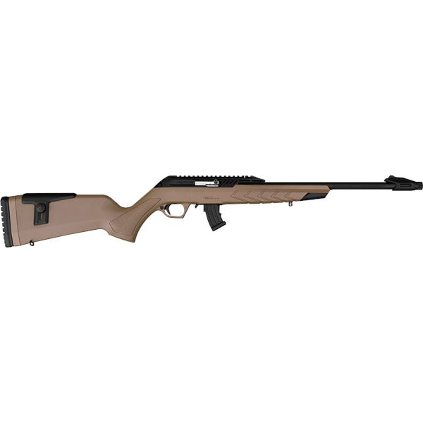 Derya TM22 Cadet 22 LR 18" Barrel FDE Synthetic Stock 1-10 Round Magazines Semi-Auto Rifle