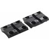Image 1 : Weaver Aluminum Base Pair Matte Black 48493 Sku 48493