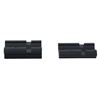 Image 1 : Weaver Aluminum Base Pair Matte Black 48465 Sku 48465