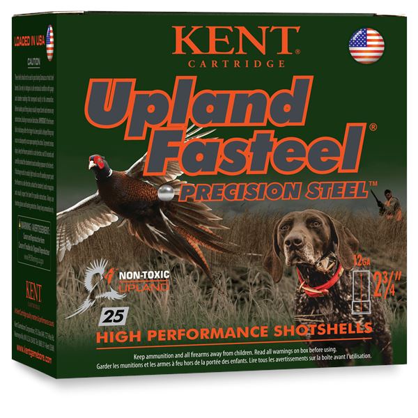 Kent Upland Fasteel 12 GA 2 3/4" 1 1/8 oz #6 (25 Rounds) Sku K122US32-6