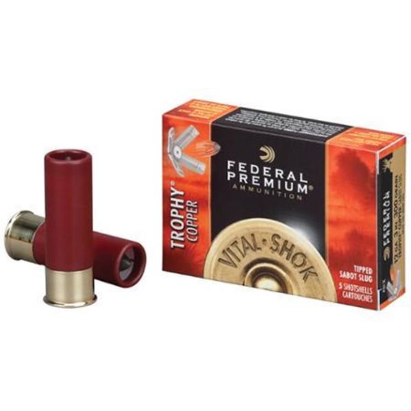 Federal Premium Vital-Shok 20 GA Trophy Copper Sabot Slugs  275 Grain (5 Rounds) 3"