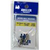 Image 1 : Angler Tackle Nickel Ball Bearing Swivel Size 4 (2 Pack) Sku F136.04