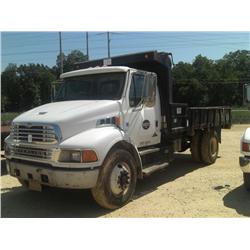 2001 STERLING S/A FLATBED DUMP,