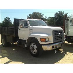 1998 FORD F SERIES S/A FLATBED,